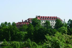 Blick auf die Burg Zamek